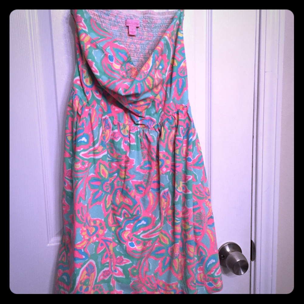 Strapless Lilly Pulitzer dress!